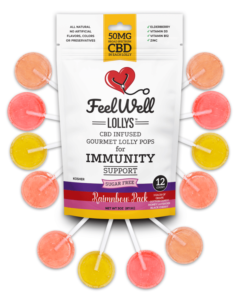 Feel Well Lollys Rainbow Pack