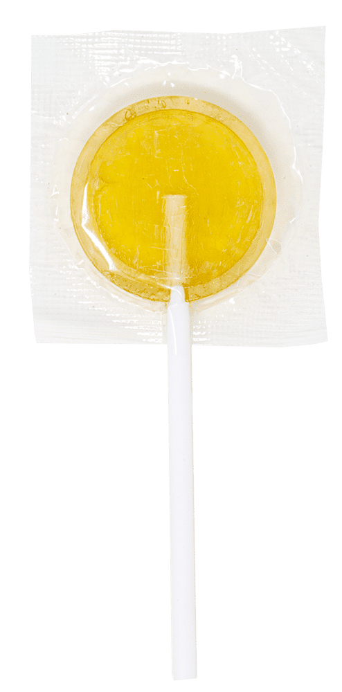 Lavender_Wrapper Honey Lavender Flavored CBD Infused Feel Well Lollys